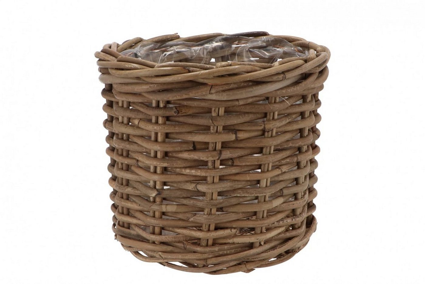 Annimuck Pflanzkübel Pflanzkorb Rattan mit Einsatz natur Übertopf Ivy 25x22 cm (1 St) von Annimuck