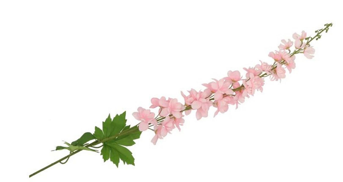 Kunstpflanze Wunderschöne Kunstblume Rittersporn Delphinium rosa L115 cm, Annimuck von Annimuck