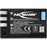 Ansmann EN-EL9 Kamera-Akku ersetzt Original-Akku (Kamera) EN-EL9 7.4V 1100 mAh von Ansmann