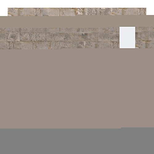 Apalis Betontapete Vliestapete Ziegel Fototapete Quadrat | Vlies Tapete Wandtapete Wandbild Foto 3D Fototapete für Schlafzimmer Wohnzimmer Küche | Größe: 288x288 cm, mehrfarbig, 105630 von Apalis