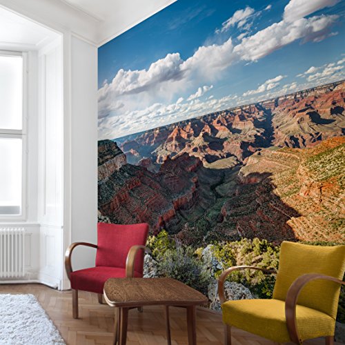 Apalis Vliestapete Natur des Canyons Fototapete Quadrat | Vlies Tapete Wandtapete Wandbild Foto 3D Fototapete für Schlafzimmer Wohnzimmer Küche | Größe: 240x240 cm, mehrfarbig, 95398 von Apalis