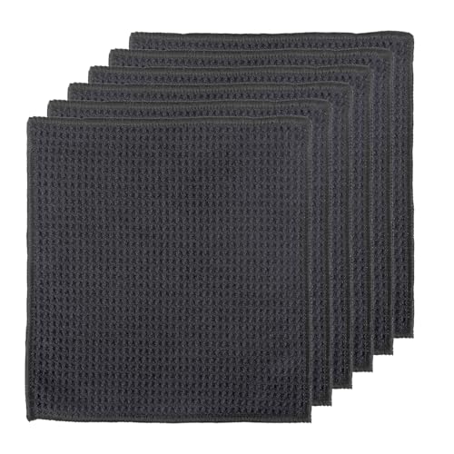 6Pcs Reinigungstücher Mikrofaser, Schwarz Mikrofasertücher Barista Tuch Mikrofasertuch mit Waffelstruktur Lappen Putztücher Fenster Tücher Spüllappen Küchenlappen Putzlappen (Black 20*20) 6Pcs Reinigungstücher Mikrofaser, Schwarz Mikrofasertücher Barista Tuch Mikrofasertuch mit Waffelstruktur Lappen Putztücher Fenster Tücher Spüllappen Küchenlappen Putzlappen (Black 20*20) von Apkpesterml