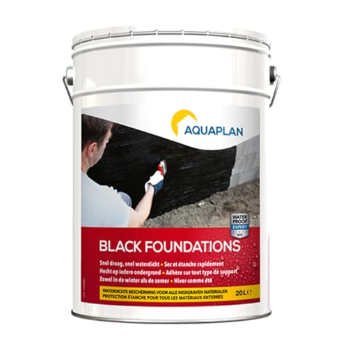 Aquaplan Black Foundations - ingegraven materialen waterdicht - zwart - 20 liter von AQUAPLAN