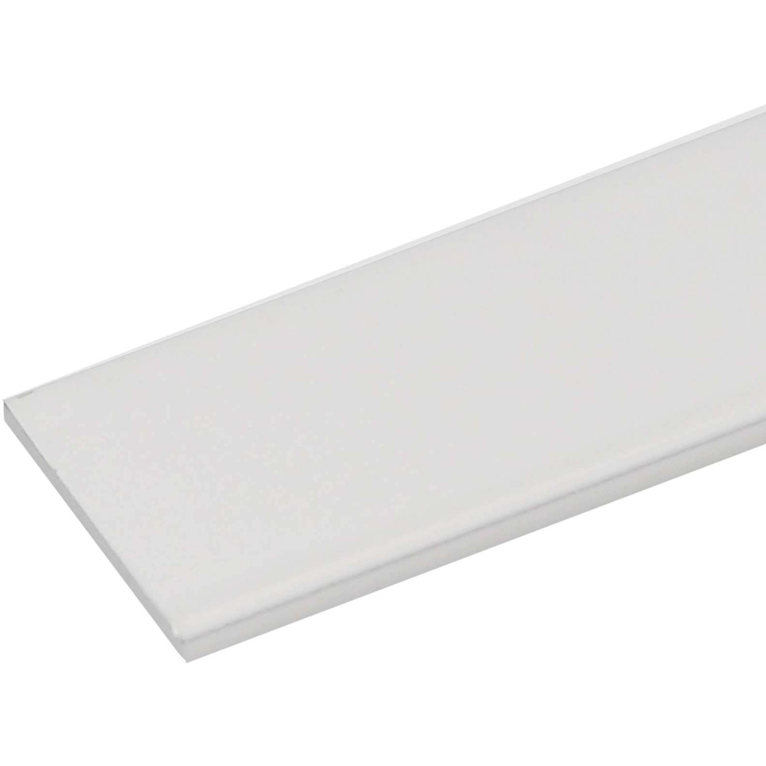 Arcansas Flachstange Aluminium Weiß lackiert 2 x 20 x 1000 mm von Arcansas