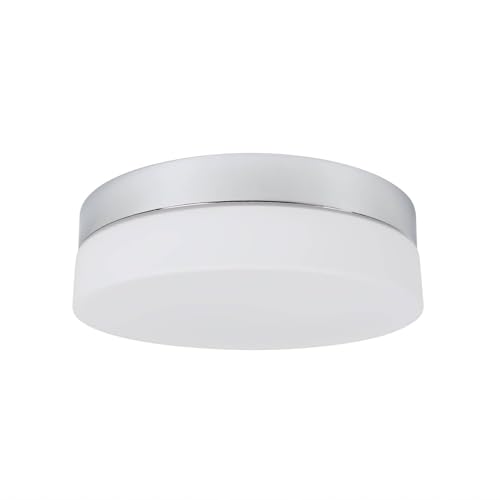 Arcchio LED Deckenlampe 'Aliras' (spritzwassergeschützt) (Modern) in Chrom aus Metall u.a. für Badezimmer (1 flammig,) - Bad Deckenleuchte, Lampe, Badezimmerleuchte von Arcchio