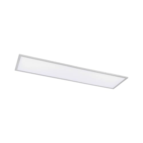 Arcchio LED Panel 'Lysander' dimmbar mit Fernbedienung in Alu aus Aluminium u.a. für Arbeitszimmer & Büro (1 flammig,) - Bürolampe, Deckenlampe, Deckenleuchte, Lampe, Arbeitszimmerleuchte von Arcchio