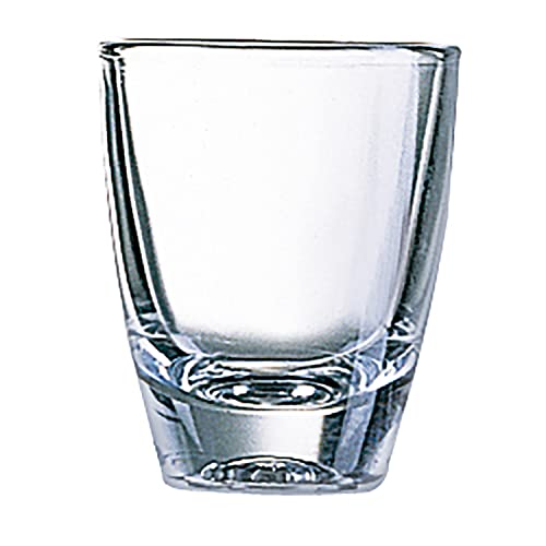 Arcoroc ARC 00016 Gin Schnapsglas, Shotglas, Stamper, 35ml, Glas, transparent, 24 Stück von Arcoroc