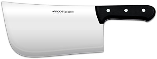 Arcos 287900 Serie Universal - Hackmesser Metzgermesser - Klinge Nitrum Edelstahl 250 mm - HandGriff Polyoxymethylen (POM) Farbe Schwarz von Arcos