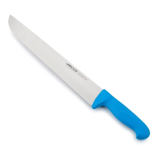 Arcos Serie 2900 - Metzgermesser Steakmesser - Klinge Nitrum Edelstahl 350 mm - HandGriff Polypropylen Farbe Blau von Arcos