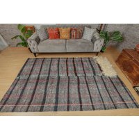 Unikat Retro Teppich, Hanf 5'4 "x 8'11" Wohnzimmer Schlafzimmer Teppich 2202224522 von AreaRugStore