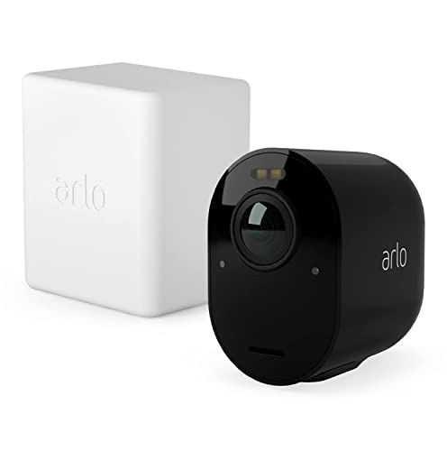 Arlo Ultra2 Zusatz Überwachungskamera aussen und GRATIS Zusatz Akku Bundle - schwarz, Testzeitraum für Arlo Secure Plan von Arlo