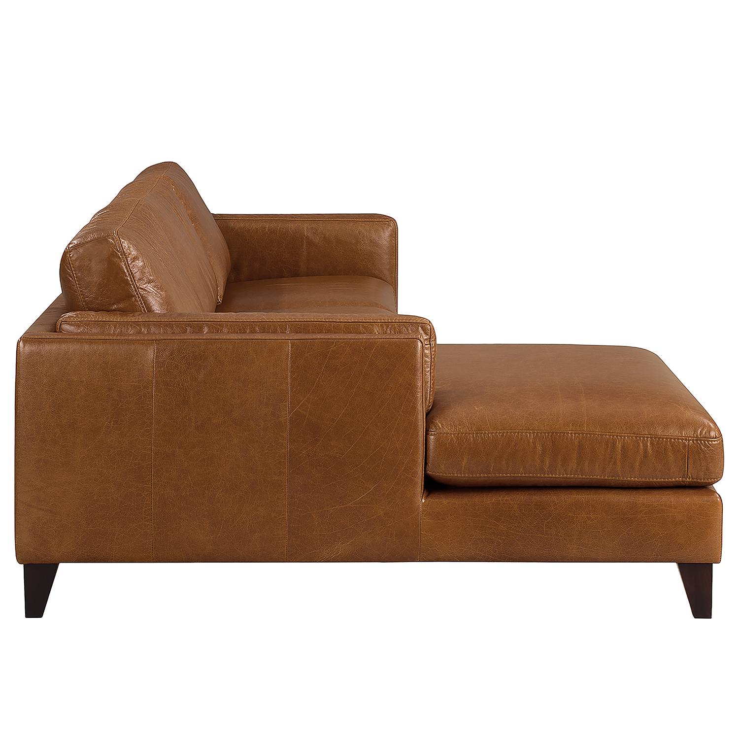 home24 Ecksofa Clonee Braun/Braun Lederart: Pigmentiertes Leder Material: Echtleder Muster: Unifarben 280 x 78 x 160cm Longchair davorstehend links home24 Ecksofa Clonee Braun/Braun Lederart: Pigmentiertes Leder Material: Echtleder Muster: Unifarben 280 x 78 x 160cm Longchair davorstehend links von home24