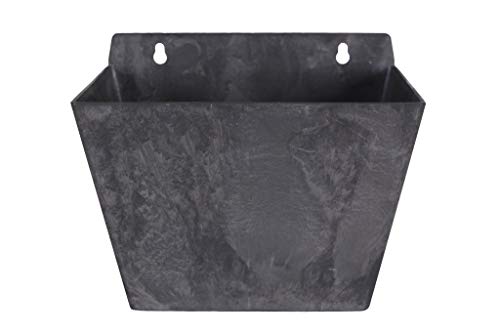 Art en Vogue Artstone Pflanzgefäß Wandtopf Ella, frostbeständig und leichtgewichtig, Schwarz, 22x15x17cm, 22x15x17 cm Art en Vogue Artstone Pflanzgefäß Wandtopf Ella, frostbeständig und leichtgewichtig, Schwarz, 22x15x17cm, 22x15x17 cm von Artstone