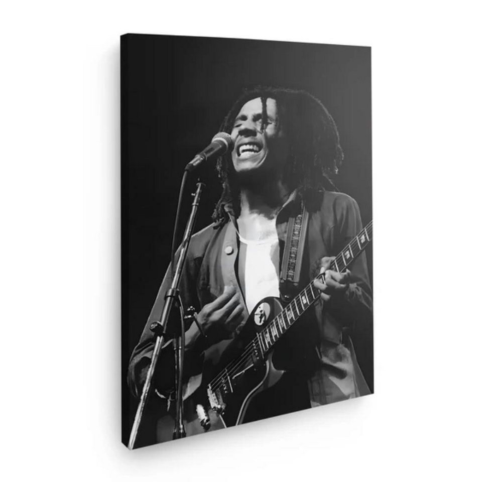 Art100 Leinwandbild Bob Marley Pop Art Leinwandbild Kunst von Art100