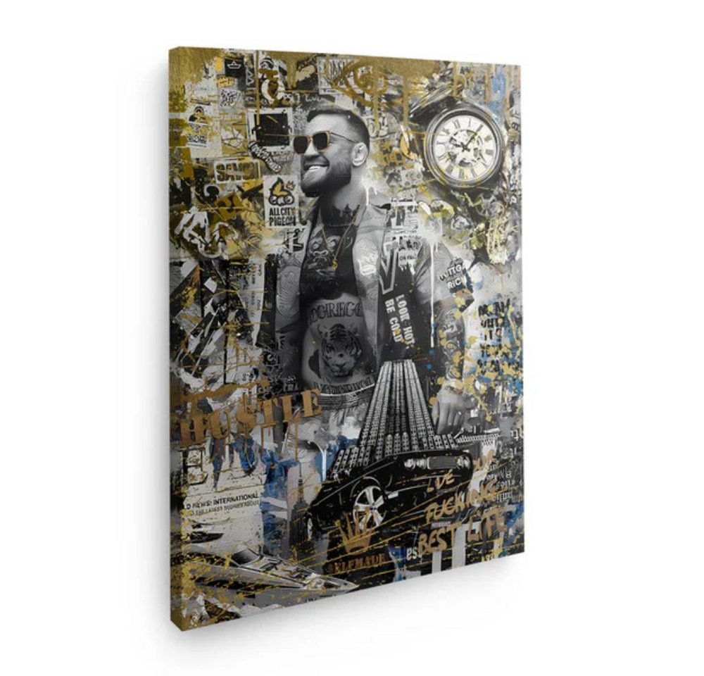 Art100 Leinwandbild Conor McGregor Pop Art Leinwandbild Kunst von Art100