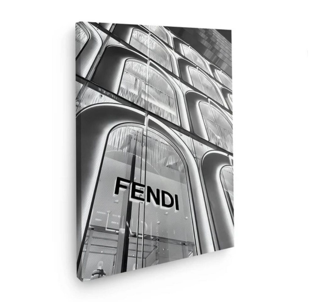 Art100 Leinwandbild Fendi Store Pop Art Leinwandbild Kunst von Art100