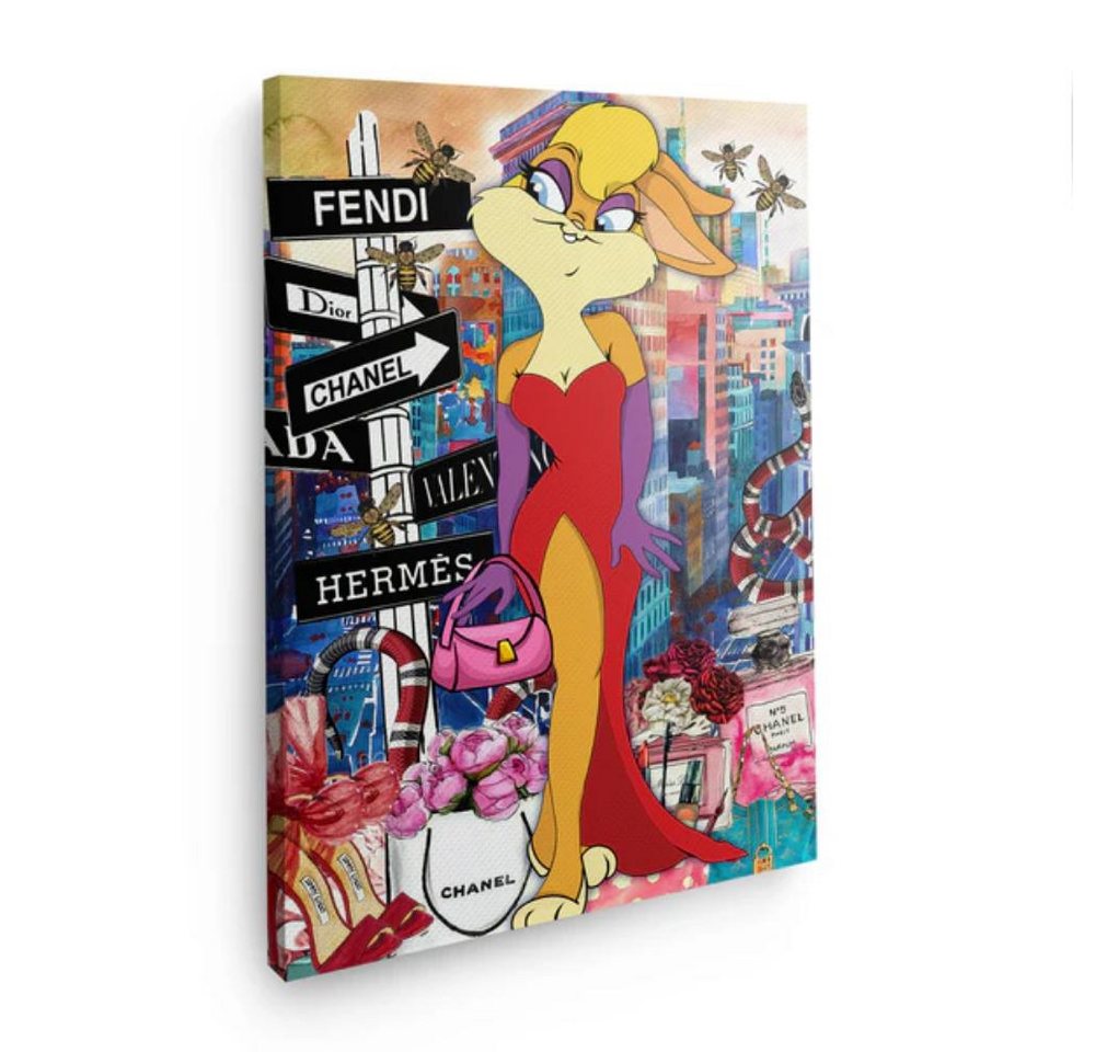 Art100 Leinwandbild Lola Brands Pop Art Leinwandbild Kunst von Art100