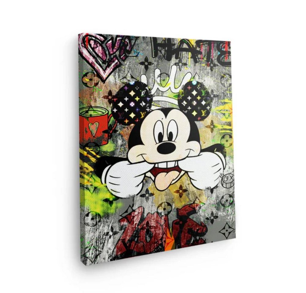 Art100 Leinwandbild Micky Pop Art Leinwandbild Kunst von Art100