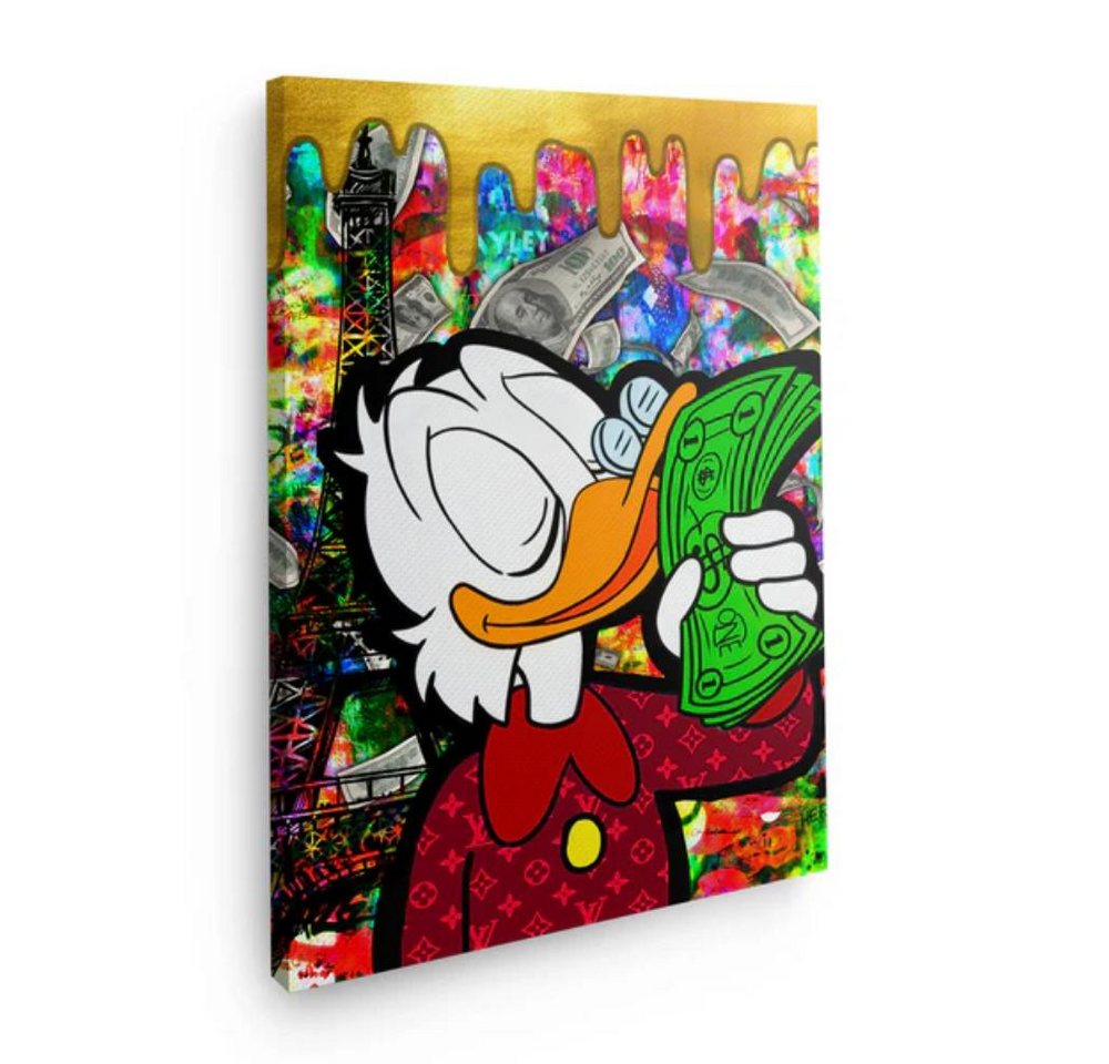 Art100 Leinwandbild Rich Donald Pop Art Leinwandbild Kunst von Art100