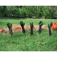 Zombie Hands Yard Stakes, 5Er Set Metall Halloween Outdoor Dekor, Herbst Dekorationen, Hofkunst, Gartendekoration von ArteperaWallArtDecor