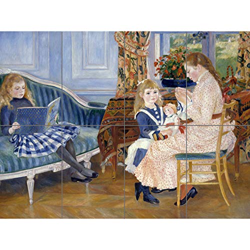 Artery8 Auguste Renoir Lapres Midi Des Enfants A Wargemont XL Giant Panel Poster (8 Sections) Krieg von Artery8