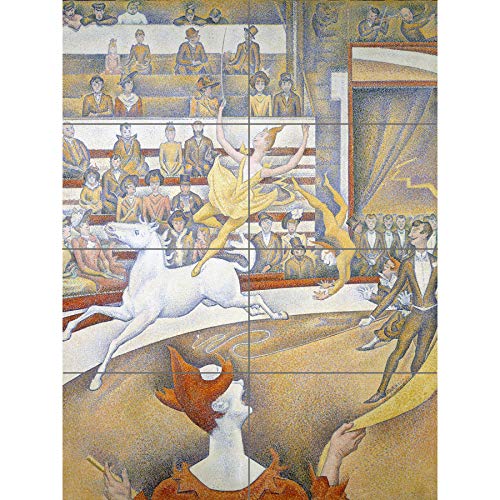 Artery8 Georges Seurat The Circus XL Riesen-Panel-Poster (8 Abschnitte) von Artery8