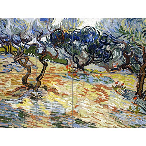 Artery8 Vincent Van Gogh Olive Trees XL Giant Panel Poster (8 Sections) Bäume von Artery8