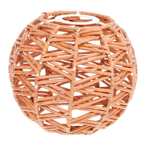 ARTIBETTER Vintage Deckenlampe Lampenschirm aus Kunststoff Imitation Rattan Handgewebt Robuster Lampenschirm Ersatz für Pendelleuchte Stehlampe Kleine Lampenschirme für Küche Esszimmer ARTIBETTER Vintage Deckenlampe Lampenschirm aus Kunststoff Imitation Rattan Handgewebt Robuster Lampenschirm Ersatz für Pendelleuchte Stehlampe Kleine Lampenschirme für Küche Esszimmer von Artibetter