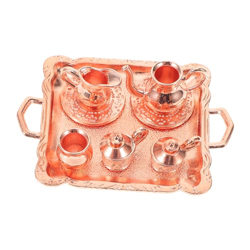 Artibetter 1 Satz Mini-teeservice-Modell Miniatur Puppe Winzig Bausatz DIY-versorgung Mini- -teegeschirr Entzückende Mini-hausdekoration Rose Legierung Artibetter 1 Satz Mini-teeservice-Modell Miniatur Puppe Winzig Bausatz DIY-versorgung Mini- -teegeschirr Entzückende Mini-hausdekoration Rose Legierung von Artibetter