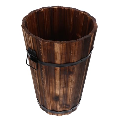 Artibetter Holz Mülleimer mit Elegantem Design Multifunktionaler Abfalleimer für Badezimmer Wohnzimmer und Büro Praktischer Papierkorb mit Holzoberfläche und Stauraum Dekorativer Abfallkorb Artibetter Holz Mülleimer mit Elegantem Design Multifunktionaler Abfalleimer für Badezimmer Wohnzimmer und Büro Praktischer Papierkorb mit Holzoberfläche und Stauraum Dekorativer Abfallkorb von Artibetter