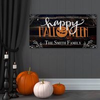 Halloween Familienname Leinwand Wandkunst von ArwenPrints