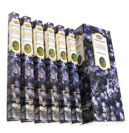 Hem Precious Lavender Räucherstäbchen riechen Lavendel. Paket mit 120 Stäbchen aus hochwertigem Weihrauch von HEM
