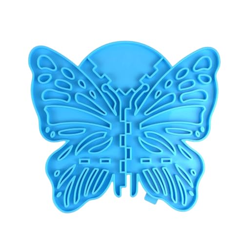 DIY Display Regal Kristall Epoxidharz Form Schmetterling Form Wandregal Halter Silikonform Home Badezimmer Wanddekoration von Asukohu