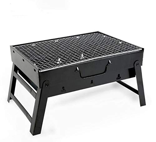 Tragbare Faltbare BBQ Grills Terrasse Grill Holzkohle Grill Herd Edelstahl Outdoor Camping Picknick Zubehör Werkzeug von Asukohu