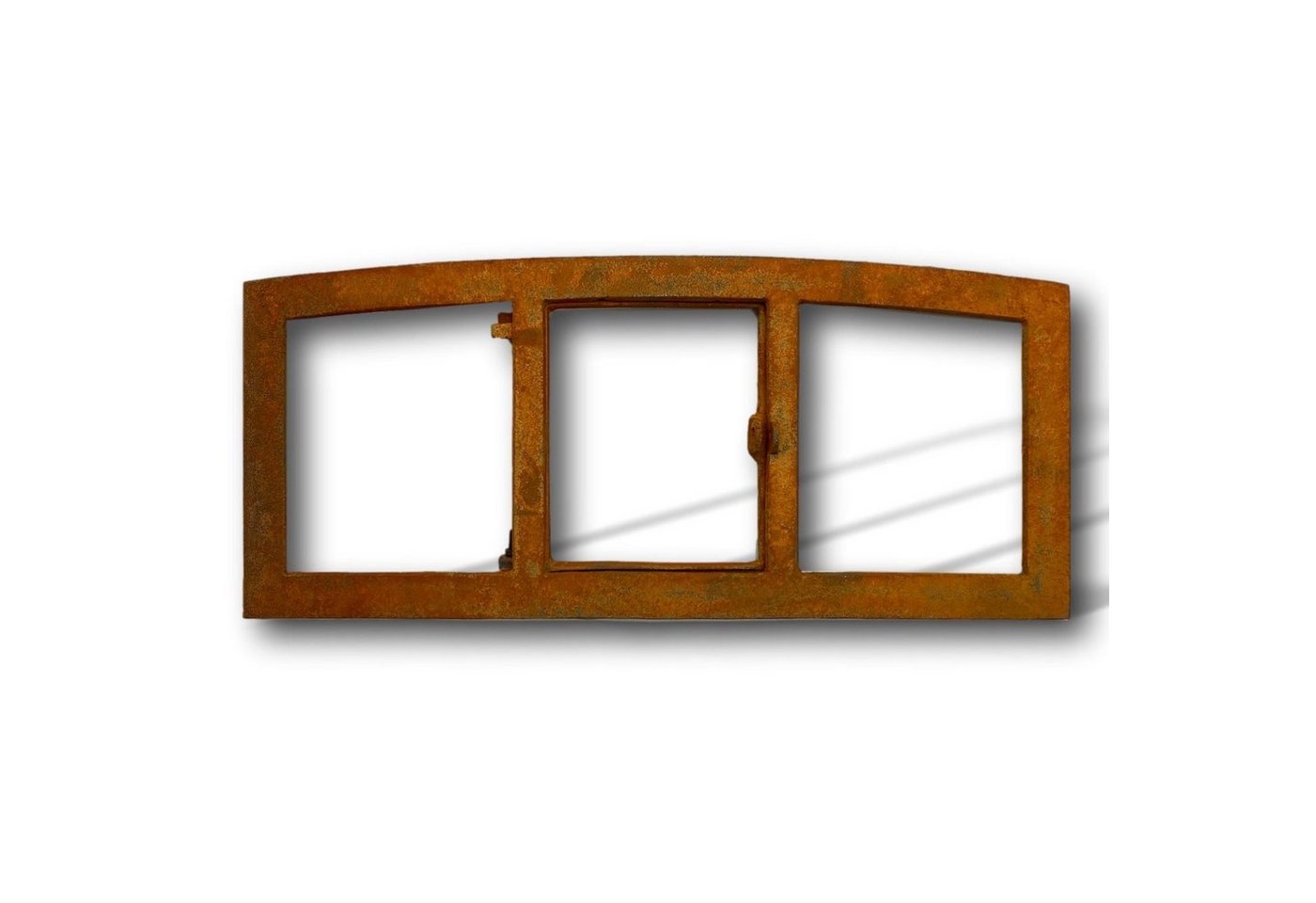 Aubaho Fenster Stallfenster Eisenfenster zum Öffnen Scheunenfenster Rost Eisen 63cm A von Aubaho