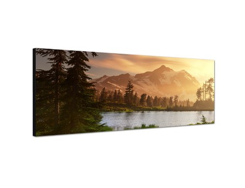 PANORAMABILD 150x50 cm - Bild Bilder auf Leinwand und Keilrahmen topaktuelles Design topaktuell Leinwand auf Keilrahmen Kunstdruck XXL in brillanter Farbqualität moderne Bilder Dekobilder Wanddekoration schöner wohnen von Augenblicke Wandbilder