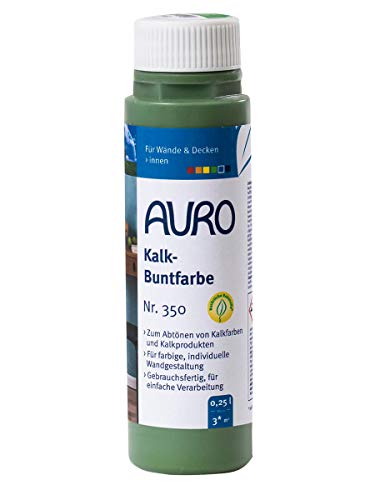 AURO Kalk-Buntfarbe Grün 0,25 L von Auro