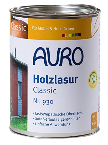 Auro Holzlasur, Classic - Hell-Braun - 2,5L von Auro