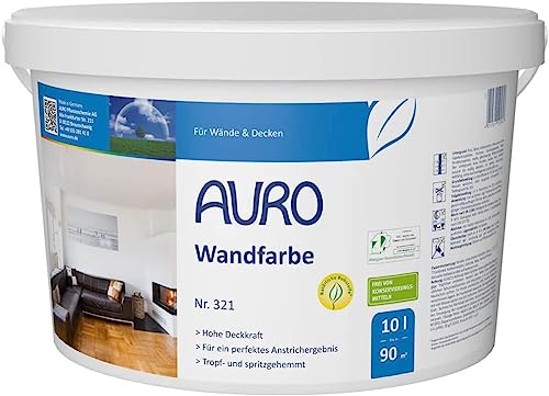 AURO Wandfarbe ohne Konservierungsstoffe - Nr. 321 - 10 Liter von Auro