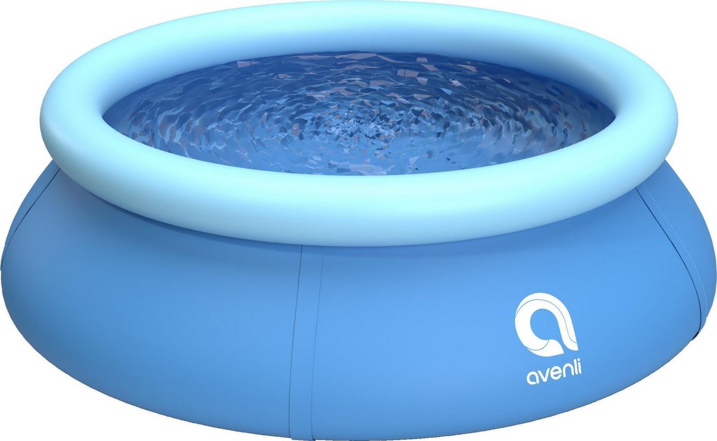 Avenli Quick-Up Pool Prompt Set 168 x 51 cm Pool (Aufstellpool mit aufblasbarem Ring), Swimmingpool auch als Ersatzpool geeignet von Avenli