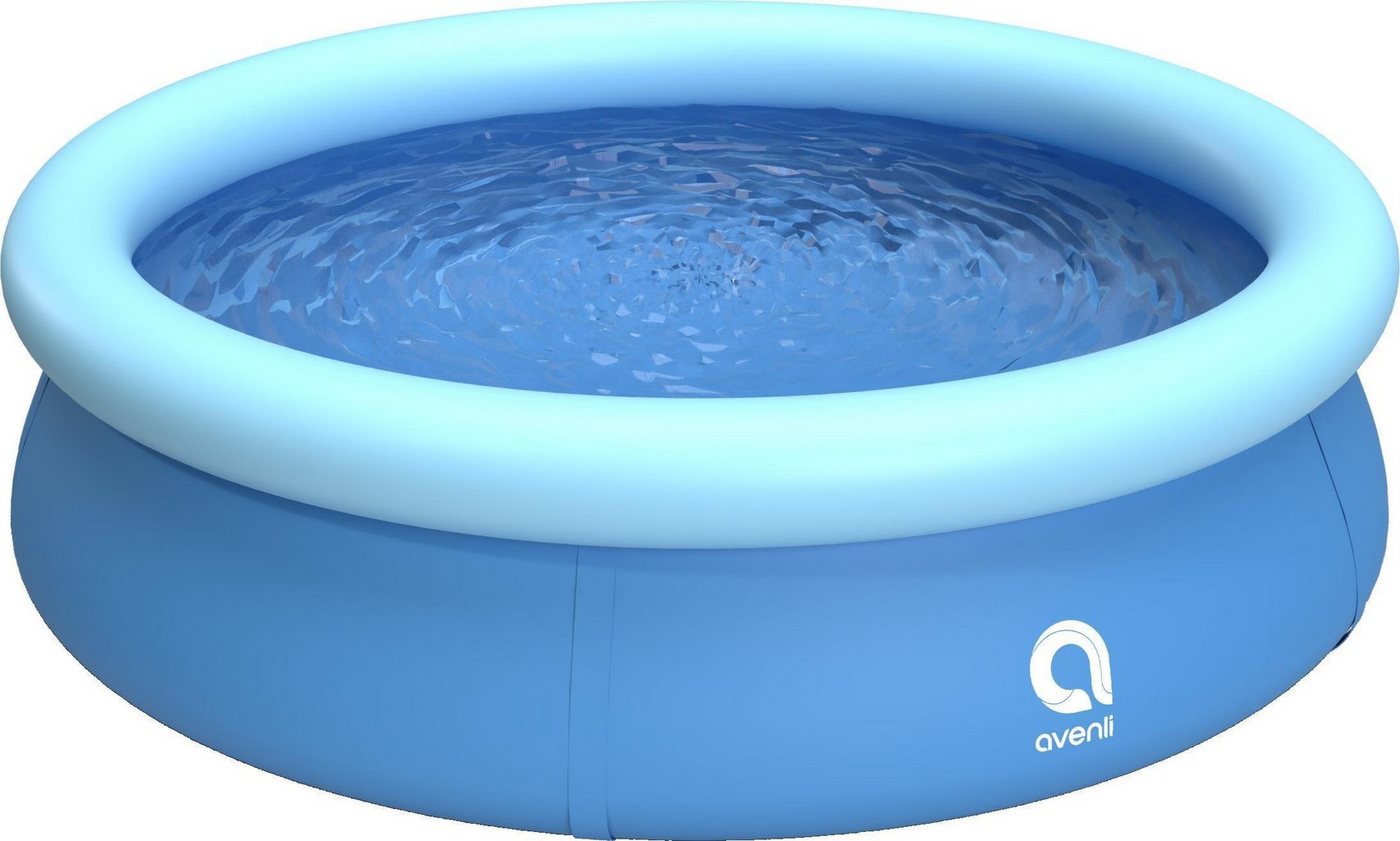 Avenli Quick-Up Pool Prompt Set 183 x 50 cm Pool (Aufstellpool mit aufblasbarem Ring), Swimmingpool auch als Ersatzpool geeignet von Avenli