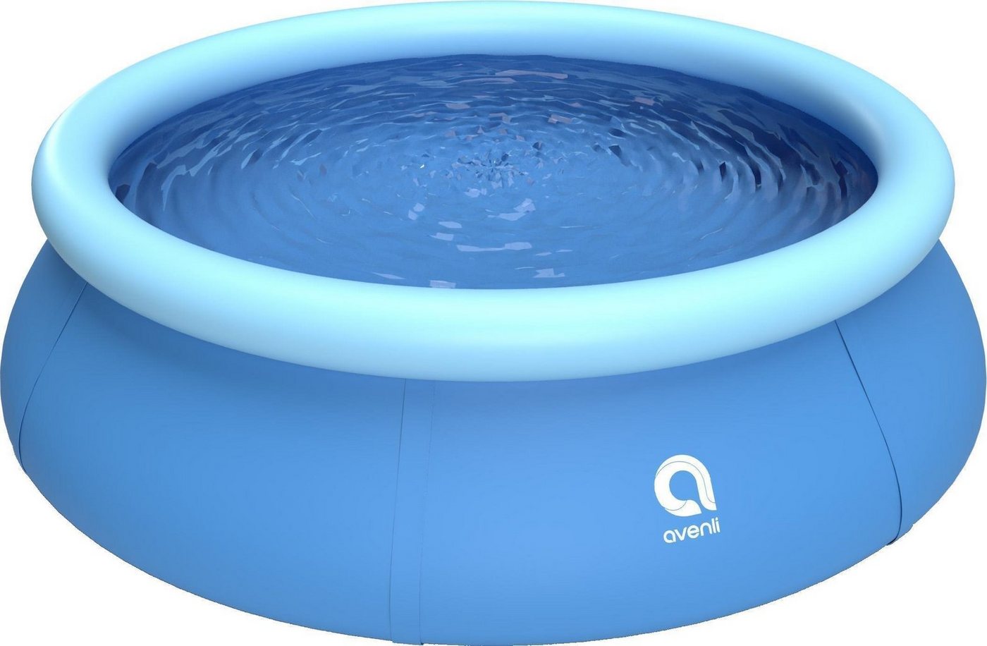 Avenli Quick-Up Pool Prompt Set Pool 244 x 63 cm (Aufstellpool mit aufblasbarem Ring), Swimmingpool auch als Ersatzpool geeignet von Avenli