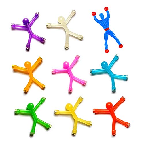 Ayasee Magnete Kühlschrankmagnete Mini Man Kühlschrankmagnete Magnet für Kinder und Erwachsene Office Fun Decoration Desk, 1 Sticky Man Wall Climber (zufällige Farbe) (9) von Ayasee