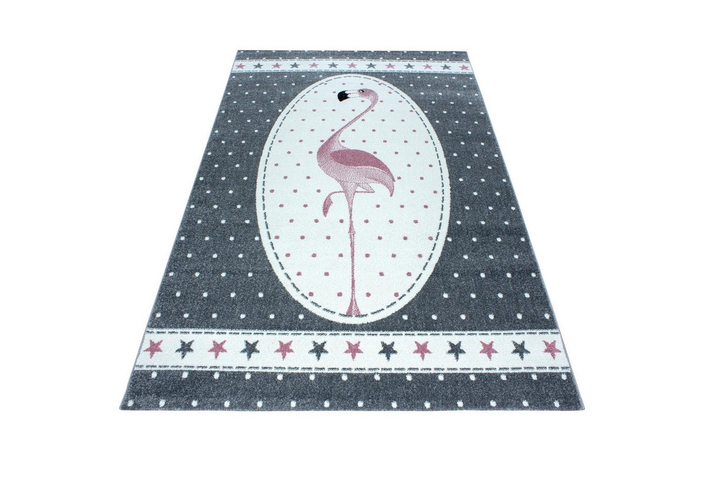 Kinderteppich Teppich für den Flur oder Küche Flamingo Design, Stilvoll Günstig, Läufer, Höhe: 11 mm von Stilvoll Günstig
