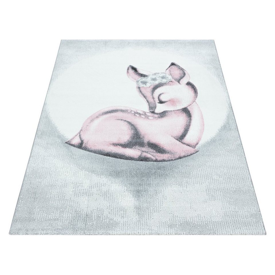 Kinderteppich Teppich für den Flur oder Küche Rehkitz Design, Stilvoll Günstig, Läufer, Höhe: 10 mm von Stilvoll Günstig
