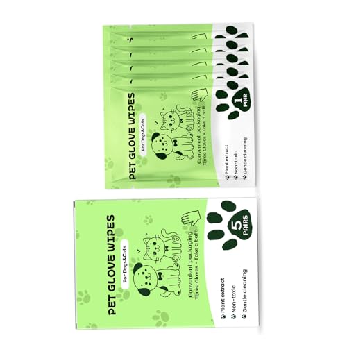 Azxcvbnm 5 Paar Tragbare Hundekatzen Reinigen Handschuhe Nicht Irritierende Formeln Entfernt Flecken Geruch Haustier Badewischtücher Für Den Täglichen Gebrauch Nicht Verwobenen Stofftaustwischschuhe Azxcvbnm 5 Paar Tragbare Hundekatzen Reinigen Handschuhe Nicht Irritierende Formeln Entfernt Flecken Geruch Haustier Badewischtücher Für Den Täglichen Gebrauch Nicht Verwobenen Stofftaustwischschuhe von Azxcvbnm