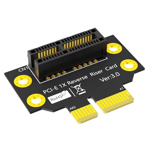 Azxcvbnm PCIe 1x 90 Grad Reverse Male Zu Weiblicher PCIe 1x Bis 1x Adapter Risers Board Risers Card Für Server PC Azxcvbnm PCIe 1x 90 Grad Reverse Male Zu Weiblicher PCIe 1x Bis 1x Adapter Risers Board Risers Card Für Server PC von Azxcvbnm