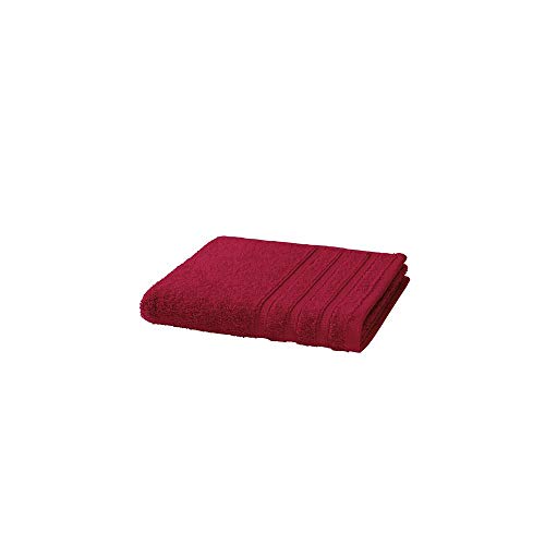 Handtuch Frottee Baumwolle 50x100 cm rot von B!HOME