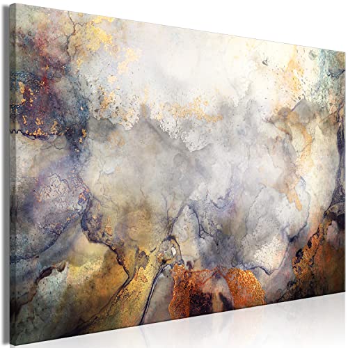 murando - Bilder Abstrakt 60x40 cm Leinwandbild 1 tlg Kunstdruck modern Wanbilder XXL Wanddekoration Design Wand Bild Aquarell Pastel bunt wie gemalt a-A-10015-b-a von B&D XXL