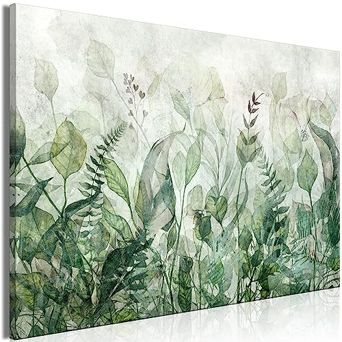 murando - Bilder Blätter 120x80 cm Leinwandbild 1 tlg Kunstdruck modern Wanbilder XXL Wanddekoration Design Wand Bild Pflanze Natur Botanik b-A-10252-b-a von B&D XXL